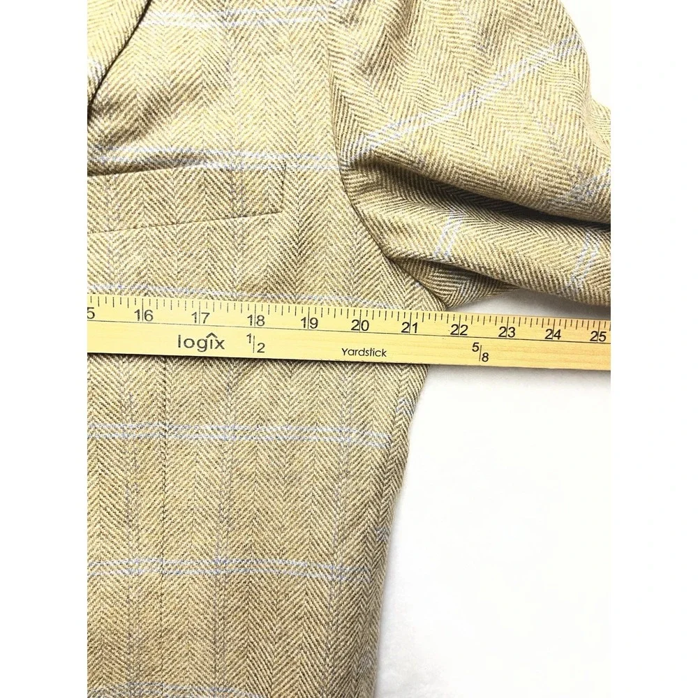 Loro Piana Cashmere Blazer Lord's Tailor Men's 38R Windowpane Plaid